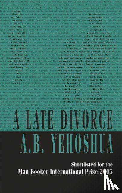 Yehoshua, A.B. - A Late Divorce