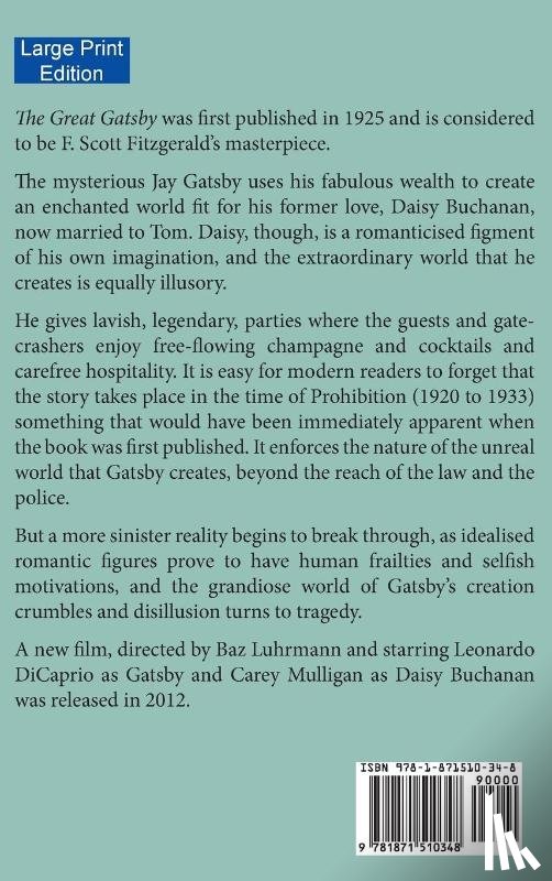 Fitzgerald, F. Scott - The Great Gatsby