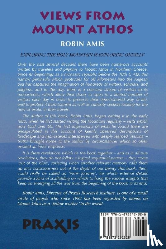 Amis, Robin - Views from Mount Athos