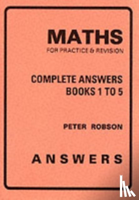 Robson, Peter - Maths for Practice and Revision