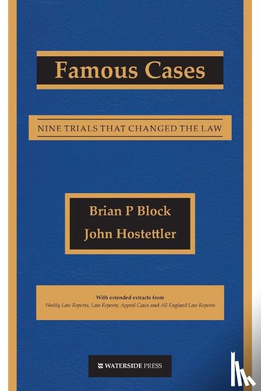 Block, Brian, Hostettler, John - Famous Cases