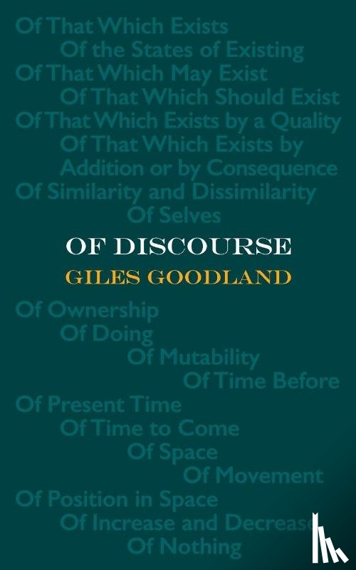 Goodland, Giles - Of Discourse