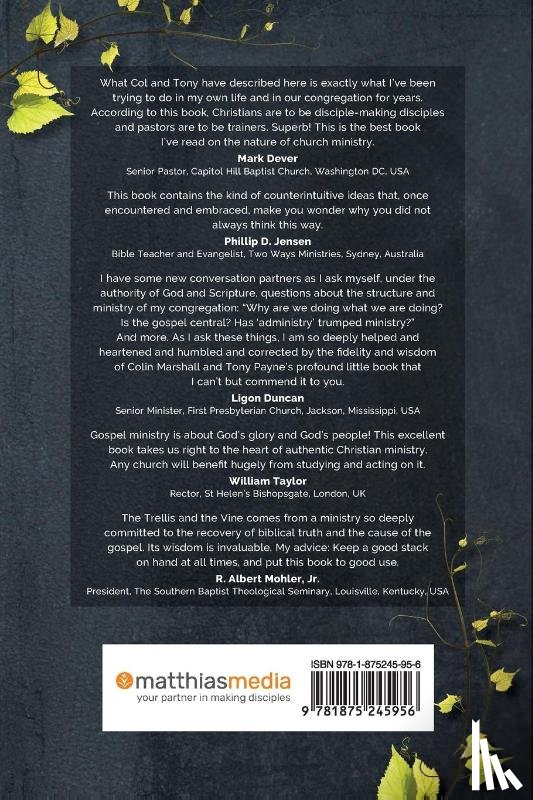 Marshall, Colin, Payne, Tony - The Trellis and the Vine