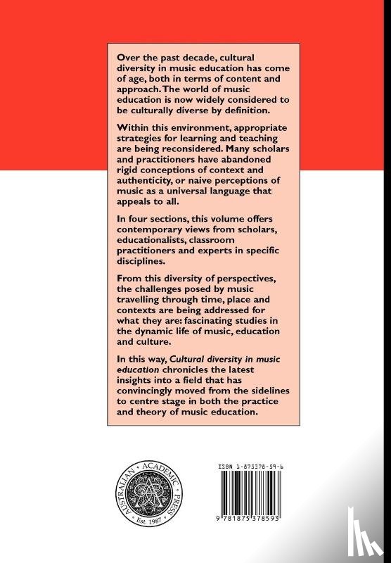  - Cultural Diversity in Music Education