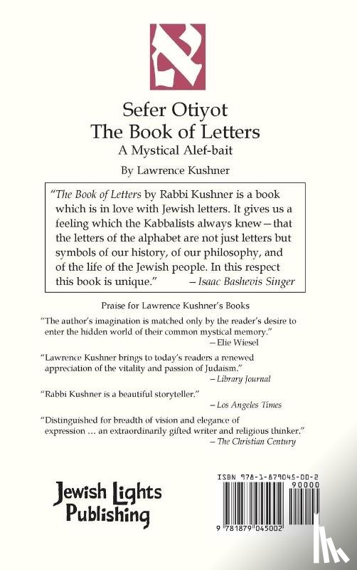 Kushner, Lawrence - The Book of Letters