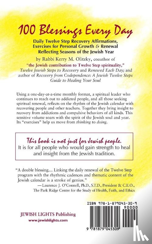 Olitzky, Kerry M. (Rabbi Kerry M. Olitzky) - One Hundred Blessings Every Day