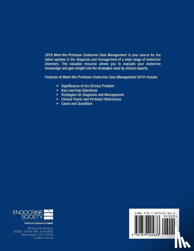  - 2019 Meet-the-Professor Endocrine Case Management