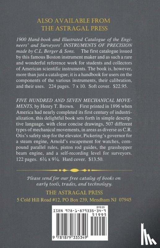 Gurley, L. E., Gurley, W. - A Manual of American Engineer's and Surveyor's Instruments