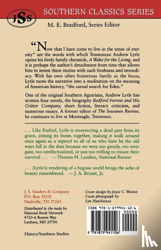 Lytle, Andrew Nelson - A Wake for the Living
