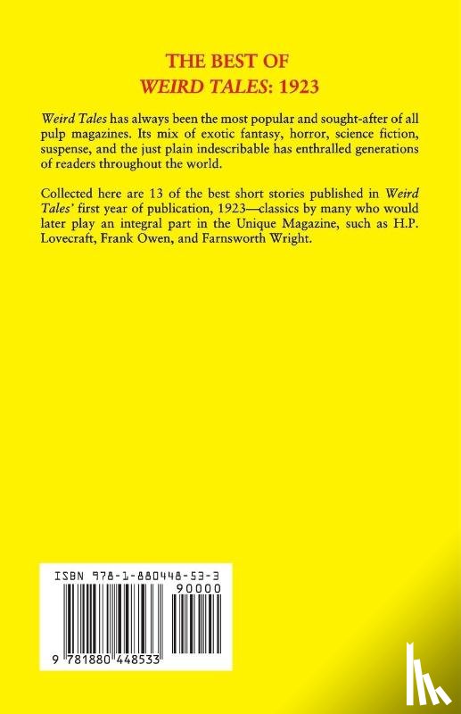  - The Best of Weird Tales