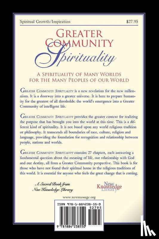 Summers, Marshall Vian - Greater Community Spirituality