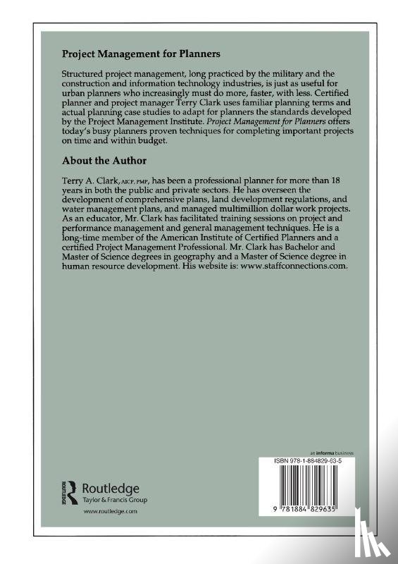 Clark, Terry A. - Project Management for Planners