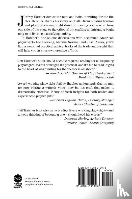 Hatcher, Jeffery - The Art and Craft of Playwriting