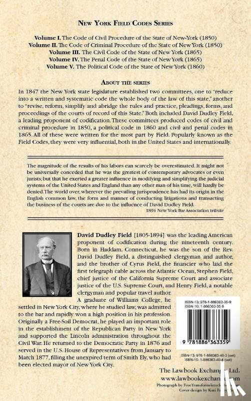 Field, David Dudley - The Code of Criminal Procedure of the State of New York