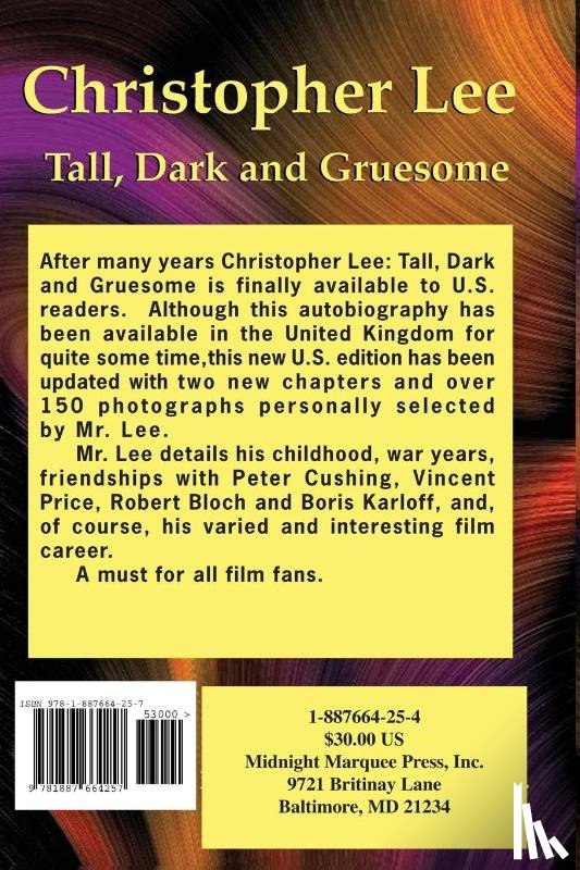 Lee, Christopher - Christopher Lee