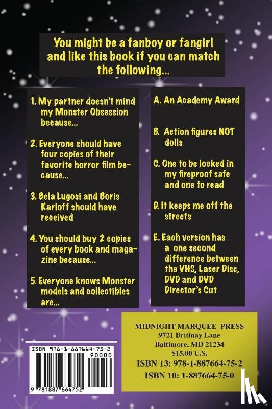 Hedges, Keith - The 'Way-Out Wonderful World of Horror, Fantasy and Sci-Fi Trivia