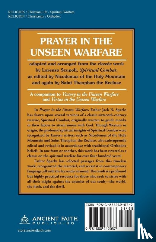 Sparks, Jack N., Scupoli, Lorenzo - Prayer in the Unseen Warfare