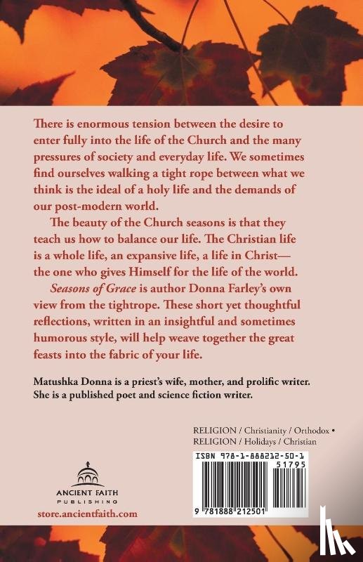 Farley, Donna O. - Seasons of Grace: Reflections on the Orthodox Church Year
