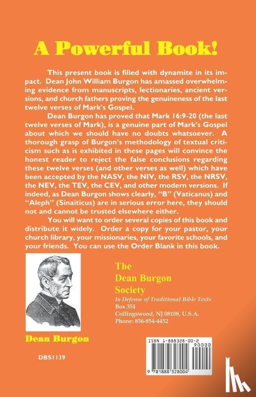 Burgon, Dean John William - The Last Twelve Verses of Mark
