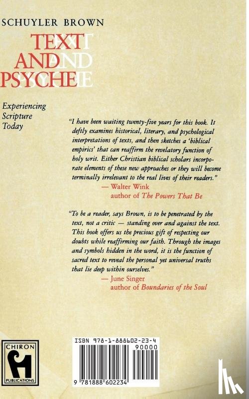 Brown, Schuyler - Text and Psyche