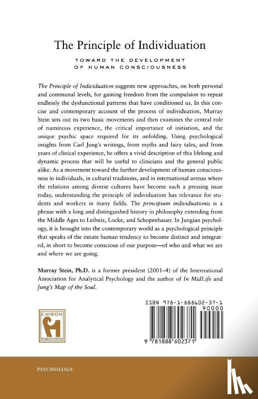 Stein, Murray (Murray Stein) - Principle of Individuation
