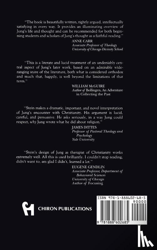 Stein, Murray (International School for Analytical Psychology Switzerland) - Jung's Treatment of Christianity