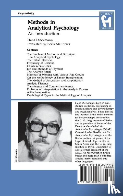 Dieckmann, Hans - Methods in Analytical Psychology