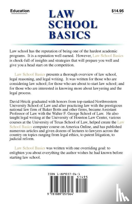 Hricik, Professor David (Mercer University Law School) - Law School Basics