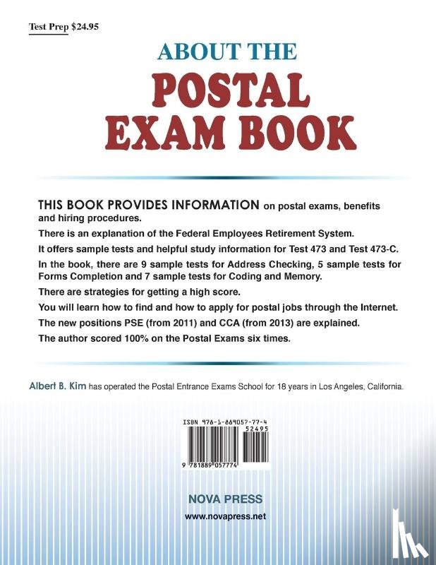 Kim, Albert - Postal Exam Book