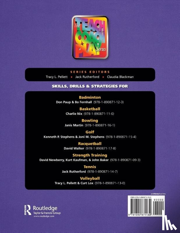 Pellett, Tracy - Skills, Drills & Strategies for Volleyball