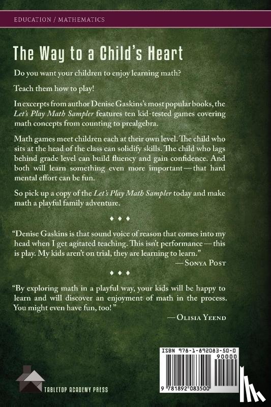 Gaskins, Denise - Let's Play Math Sampler