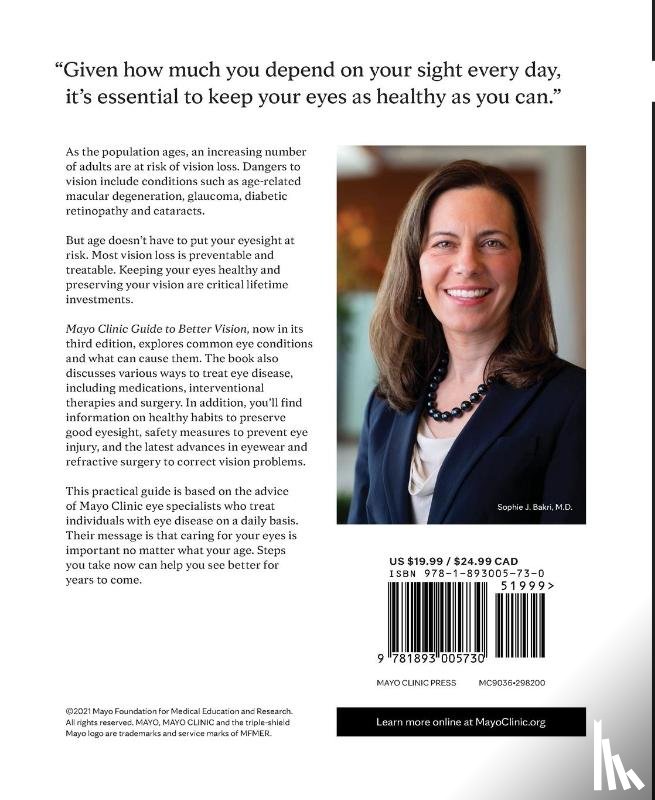 Bakri, Sophie J. - Mayo Clinic Guide To Better Vision (3rd Edition)