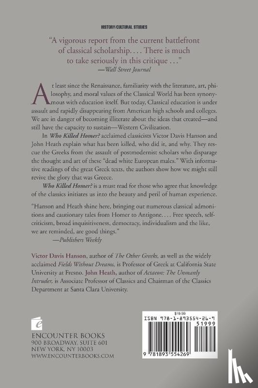 Hanson, Victor Davis, Heath, John - Who Killed Homer