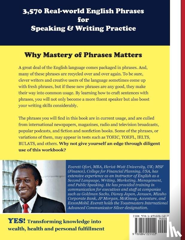 Ofori, Everett - 3,570 Real-world English Phrases for Speaking and Writing Practice - Volume 1