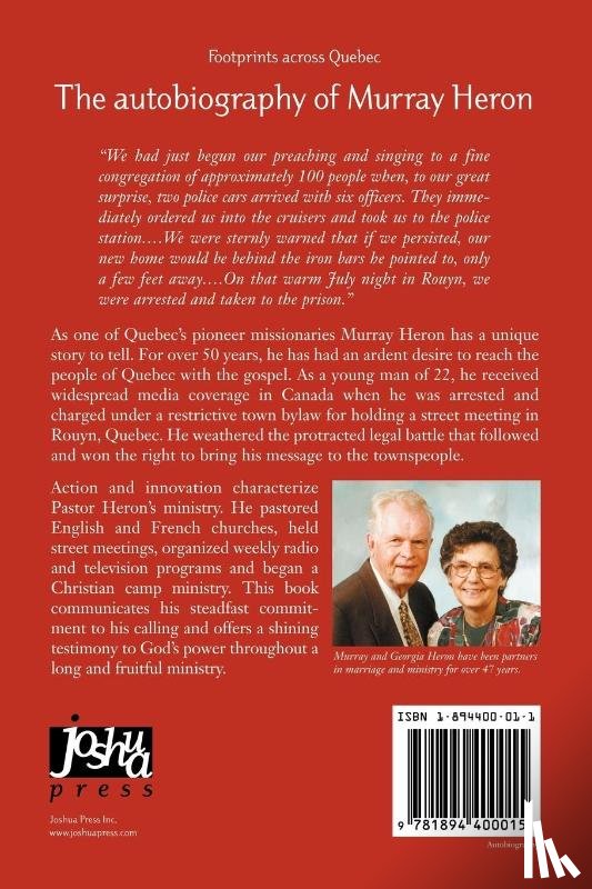 Heron, Murray - Footprints Across Quebec