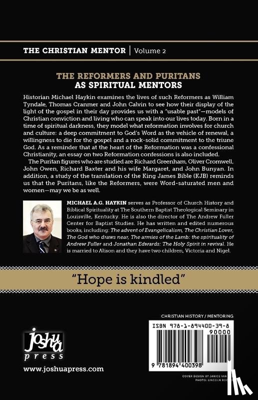 Haykin, Michael A G - The Reformers and Puritans as Spiritual Mentors