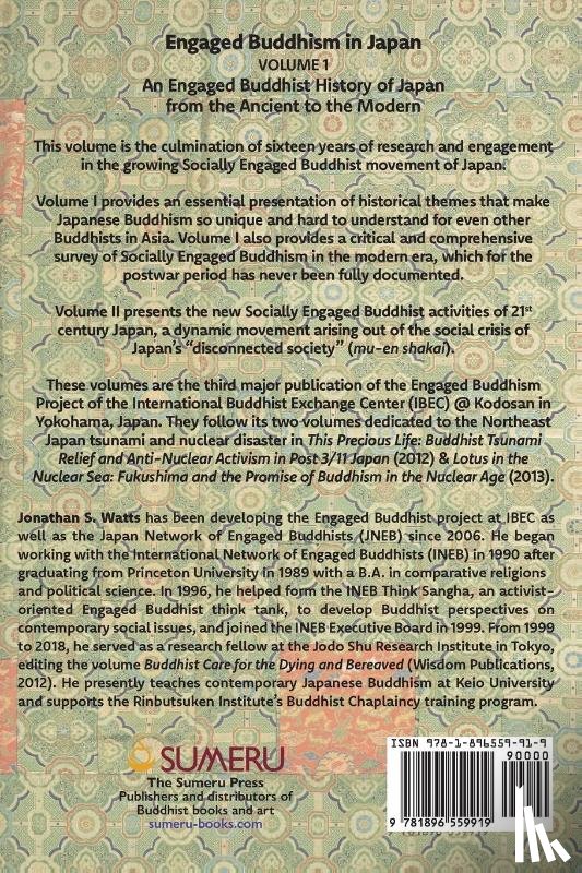 Watts, Jonathan S. - Engaged Buddhism in Japan, volume 1