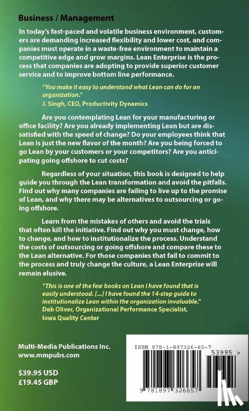 Gilpatrick, Keith, Furlong, Brian - The Elusive Lean Enterprise (2nd Edition)