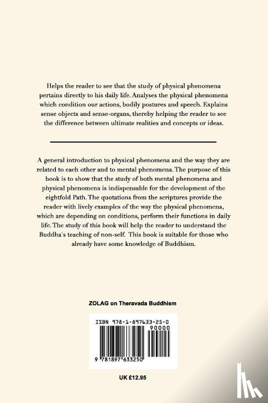 van Gorkom, Nina - The Buddhist Teaching on Physical Phenomena