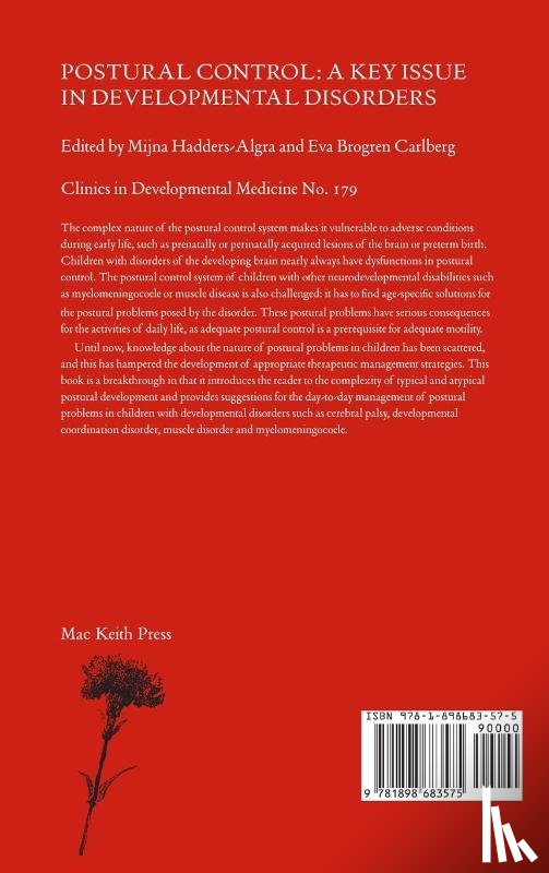 Hadders-Algra, Mijna, Carlberg, Eva Brogen - Postural Control