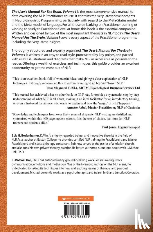 Bodenhamer, Bob G, Hall, L Michael - The User's Manual For The Brain Volume I