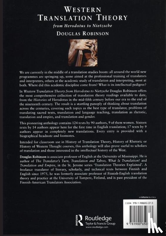 Robinson, Douglas (Chinese University of Hong Kong - Western Translation Theory from Herodotus to Nietzsche