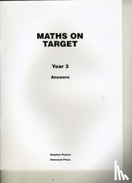 Pearce, Stephen - Maths on Target Year 3 Answers