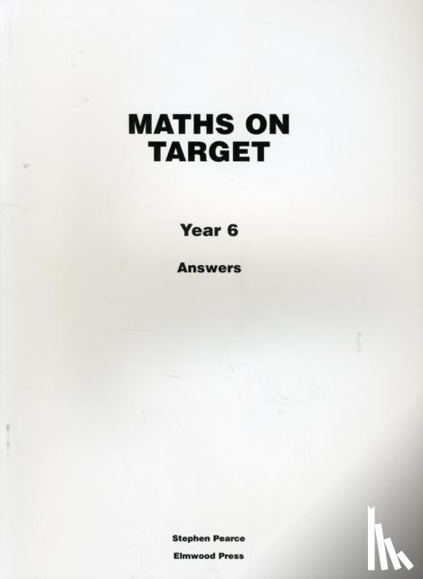 Pearce, Stephen - Maths on Target Year 6 Answers