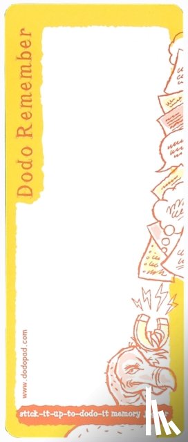  - Dodo Remember Magnetic Notes and Lists Pad