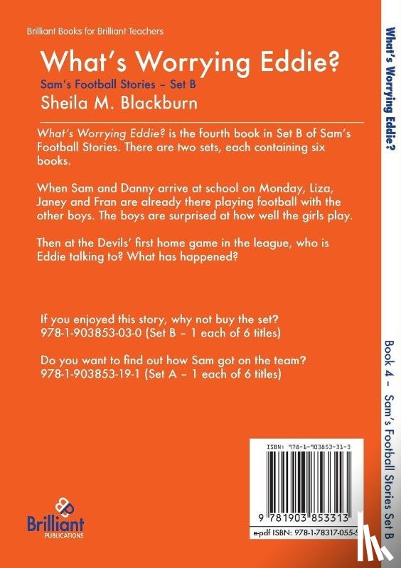 Blackburn, Sheila M - What's Worrying Eddie?