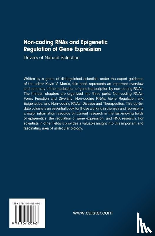  - Non-Coding RNAs and Epigenetic Regulation of Gene