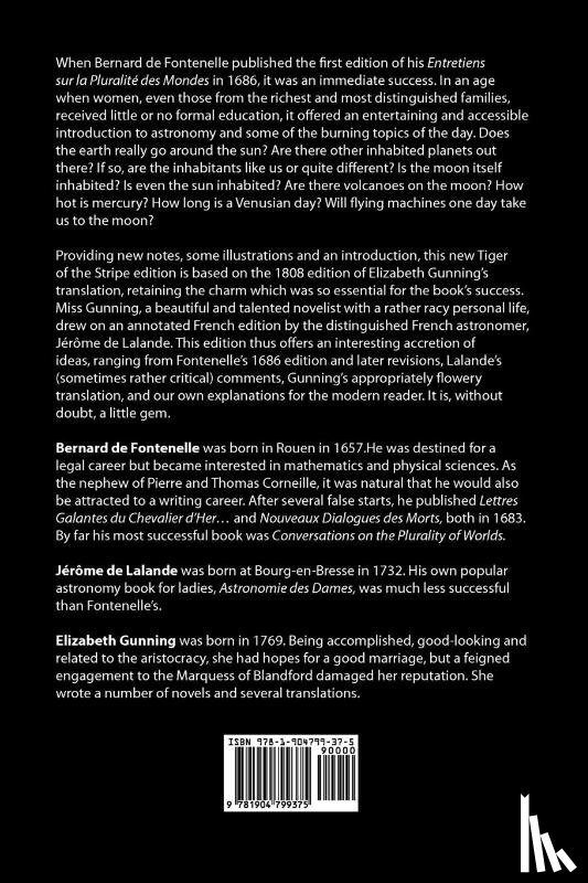 de Fontenelle, Bernard - Conversations on the Plurality of Worlds