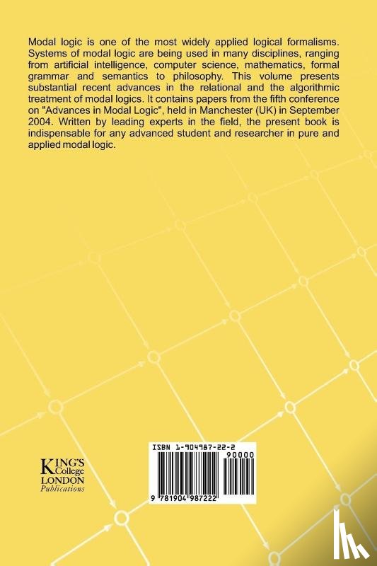  - Advances in Modal Logic