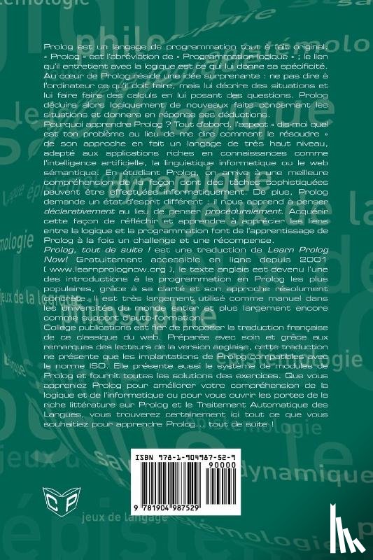 Blackburn, Patrick, Bos, Johan, Streignitz, Kristina - Prolog, Tout De Suite!